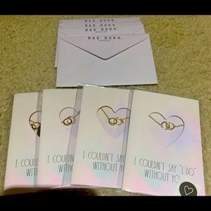 Rae Dunn Bridal Party Necklaces for Bridesmaid, Maid of Honor…